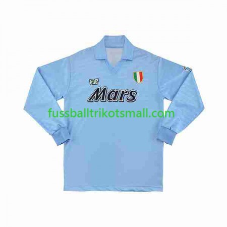 Fußballtrikots SSC Napoli 1991 Retro 1990 Langarm Heimtrikotsatz kaufen